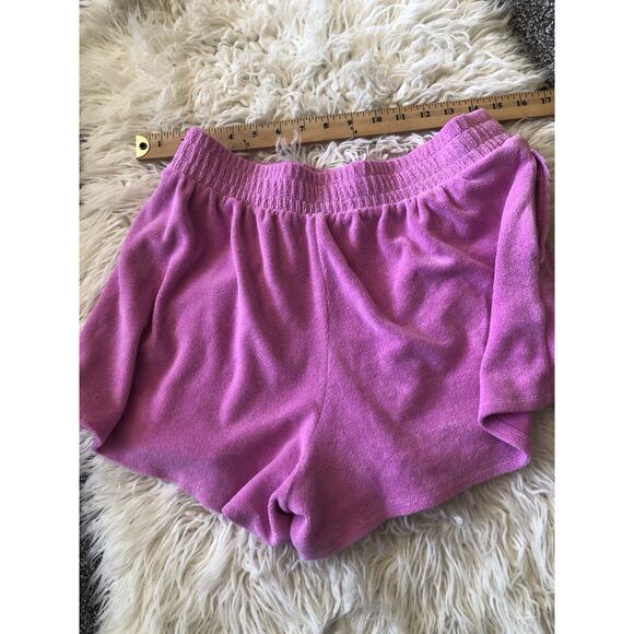 Victoria’s Secret Pink Terry Cloth Beach Shorts/sleepwear Pink Medium LL - Picture 5 of 6